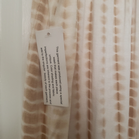 New With Tag ~Venus Tie Dye Beige Jumpsuit w/Pockets-MEDIUM - Picture 9 of 11